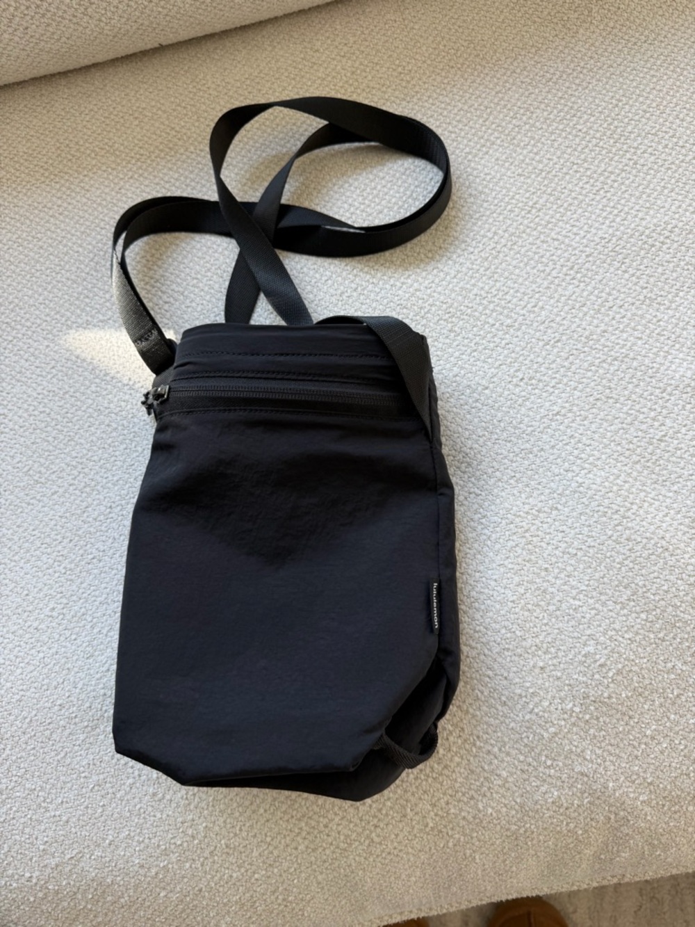 lululemon athletica Black Crossbody Belt Bag
